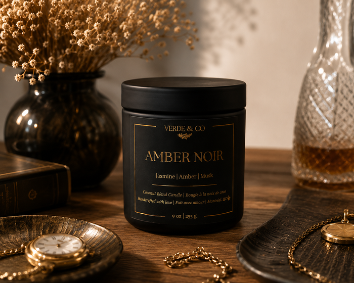 Amber Noir | Jasmine, Amber & Musk | Coconut Soy Wax