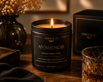 Amber Noir | Jasmine, Amber & Musk | Coconut Soy Wax