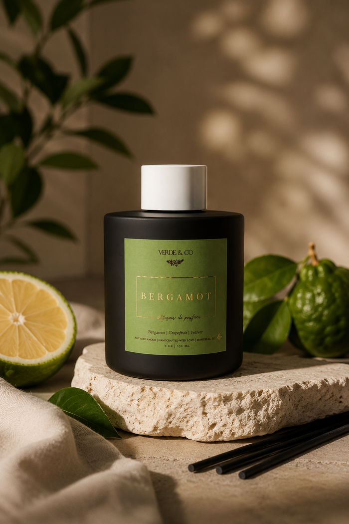 Bergamot - Luxury Reed Diffuser – Bergamot, Jasmine & Violet Musk