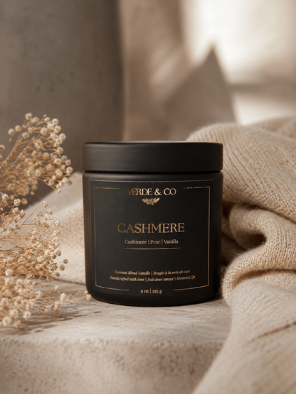 Cashmere Candle | Pear, Cashmere & Sandalwood | Coconut Soy Wax