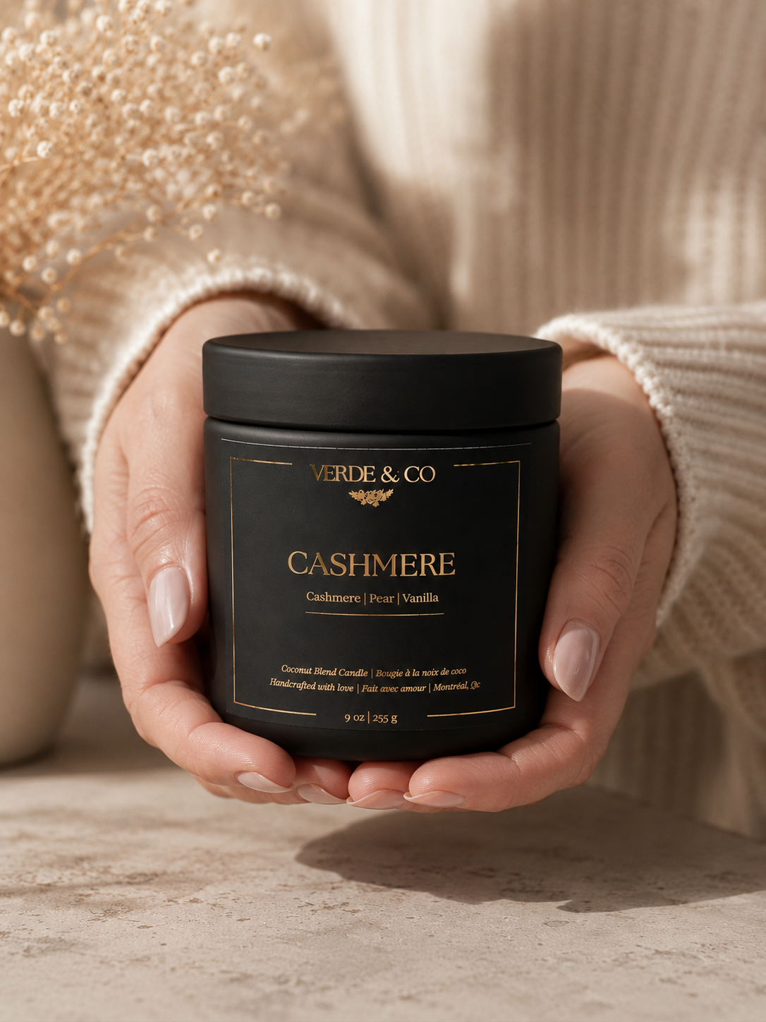 Cashmere Candle | Pear, Cashmere & Sandalwood | Coconut Soy Wax