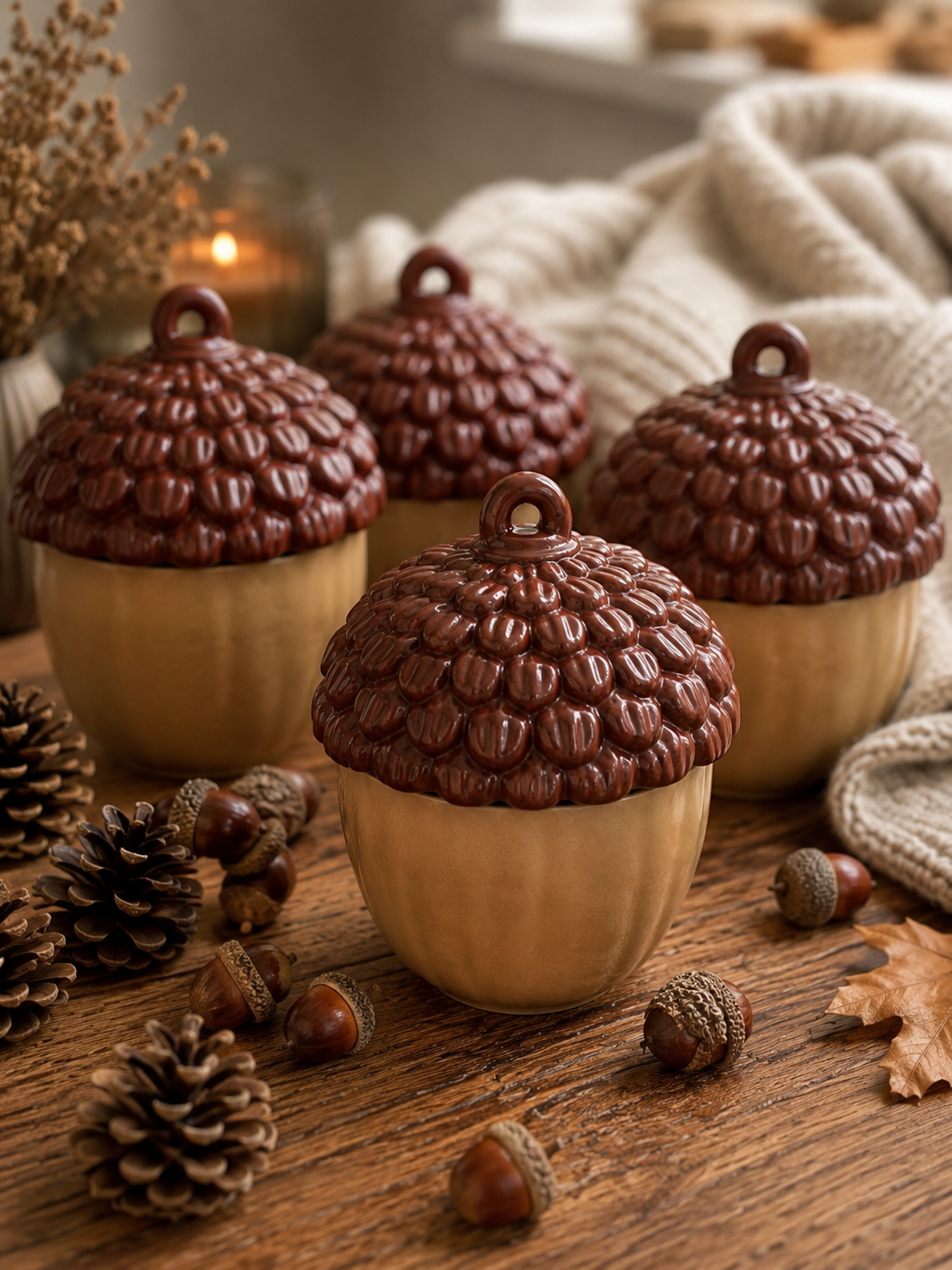 Hello Fall | Bonjour Automne | Apple, Tea Rose, Cedar & Musk | Coconut Soy Wax Candle