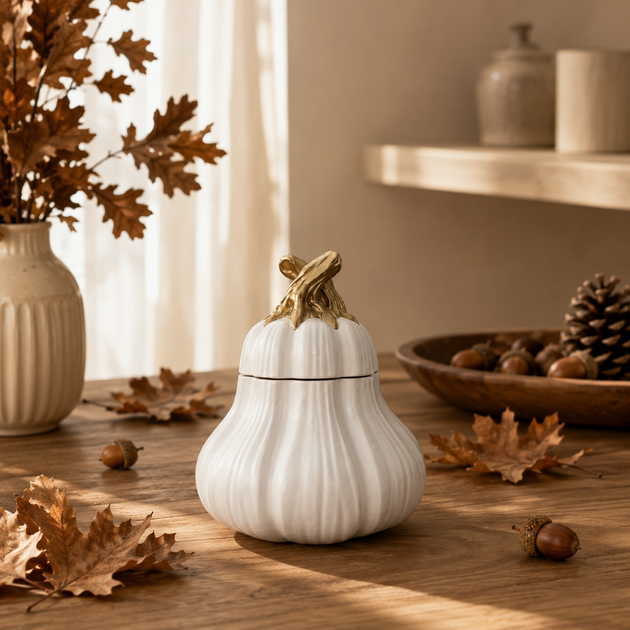 Pumpkin | Citrouille |  Apple, Pumpkin & Vanilla | Coconut Soy Wax Candle