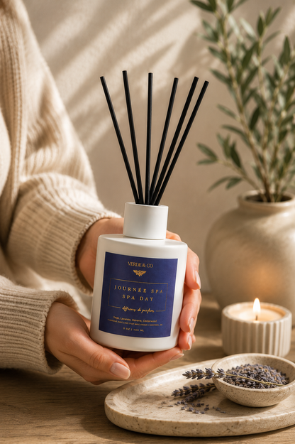 Spa Day - Luxury Reed Diffuser – Sage, Lavender & Cedarwood