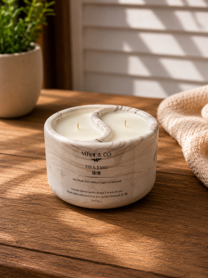 Yin Yang Candle | Coconut Soy Wax Candle