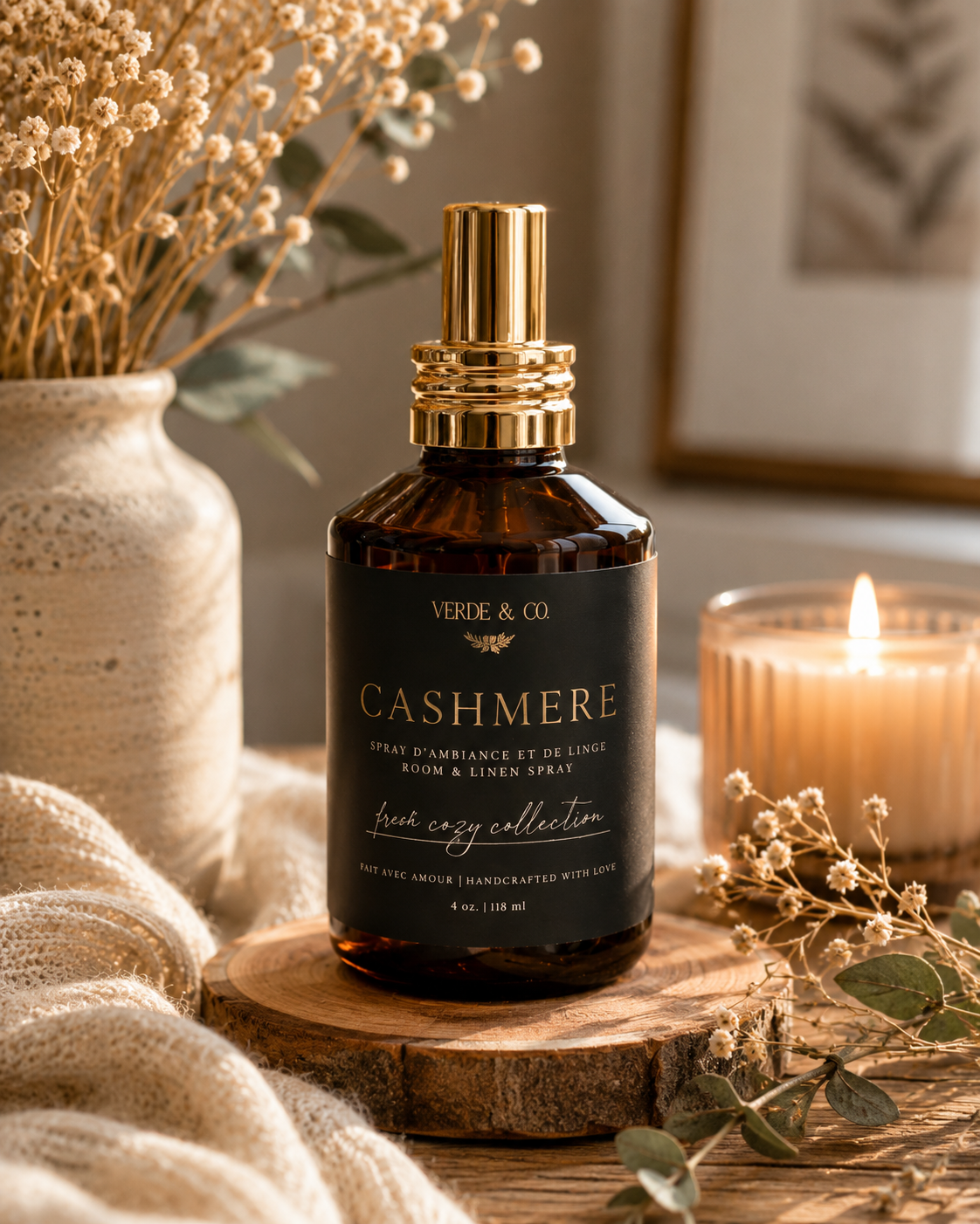 Cashmere | Room & Linen Spray | Luxury Home Fragrance