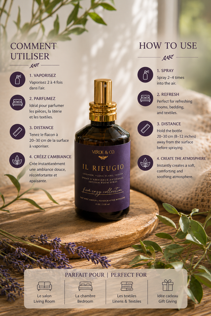 Il Rifugio | Room & Linen Spray | Luxury Home Fragrance